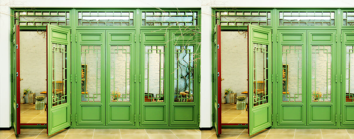 w66平台新国潮铝包木空调窗丨C95